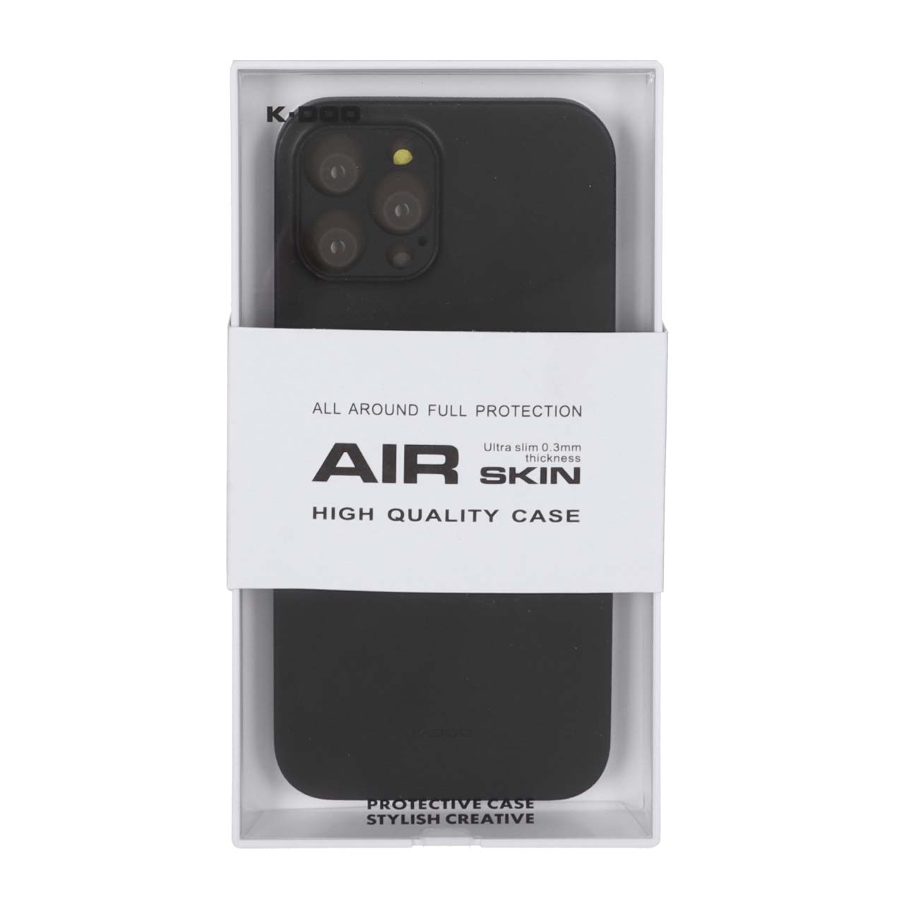 قاب Original KDoo Air Skin مدل Apple iPhone 12 Pro Max - مشکی (پک دار) - NTC